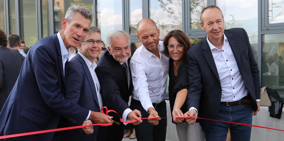 inauguration d'Alpes City, nouveau site grenoblois de la caisse d'épargne